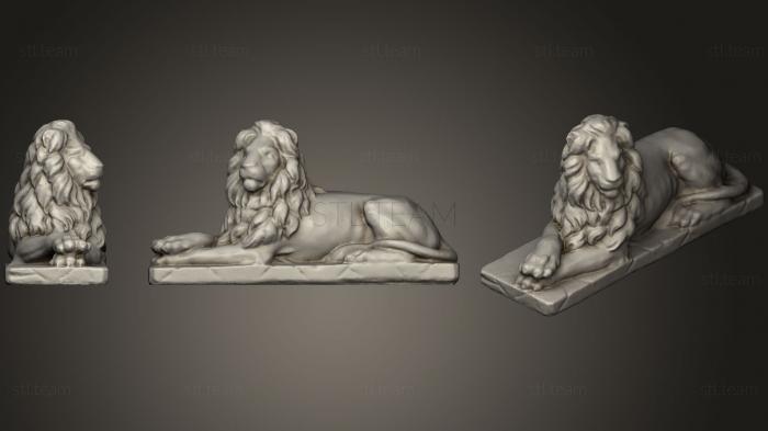 3D модель Статуя льва 5 (STL)